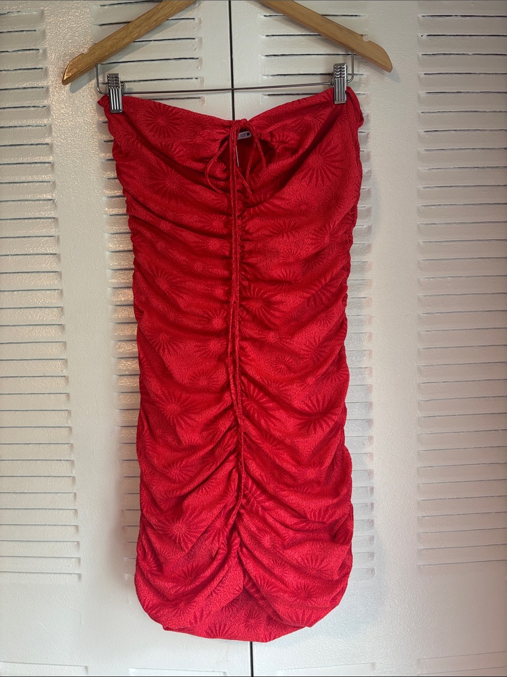 ❤️ Zara Ruched Strapless Mini Dress NWT | Size - Picture 3 of 15